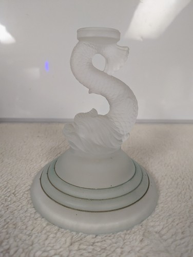 Antique crystal dauphin - crystal,
