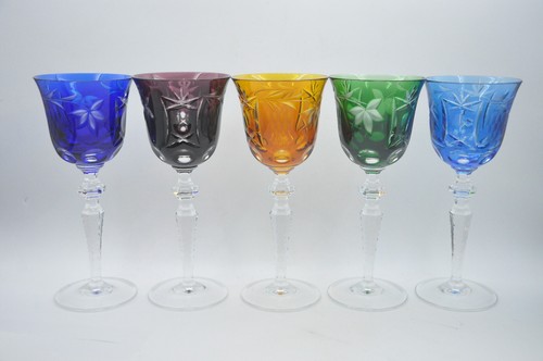 Crystal bicolor cut - cut, foot